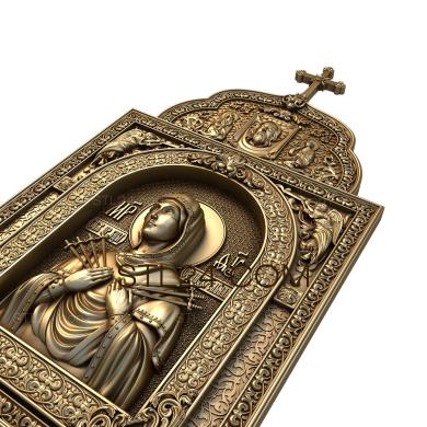 Icons (Seven-arrow Icon of the Mother of God Icon case, IK_0314) 3D models for cnc